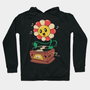 Vinyl Flower Hoodie